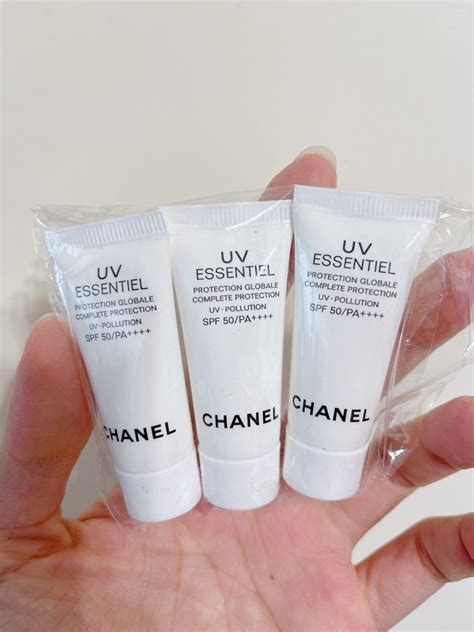 chanel 防曬|香奈兒珍珠光感UV隔離凝露SPF50 保護 .